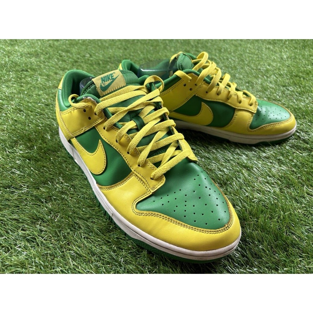 Size 13 -  Nike Dunk Low Green/Pine/Varsity Maize/White 2022 Masters